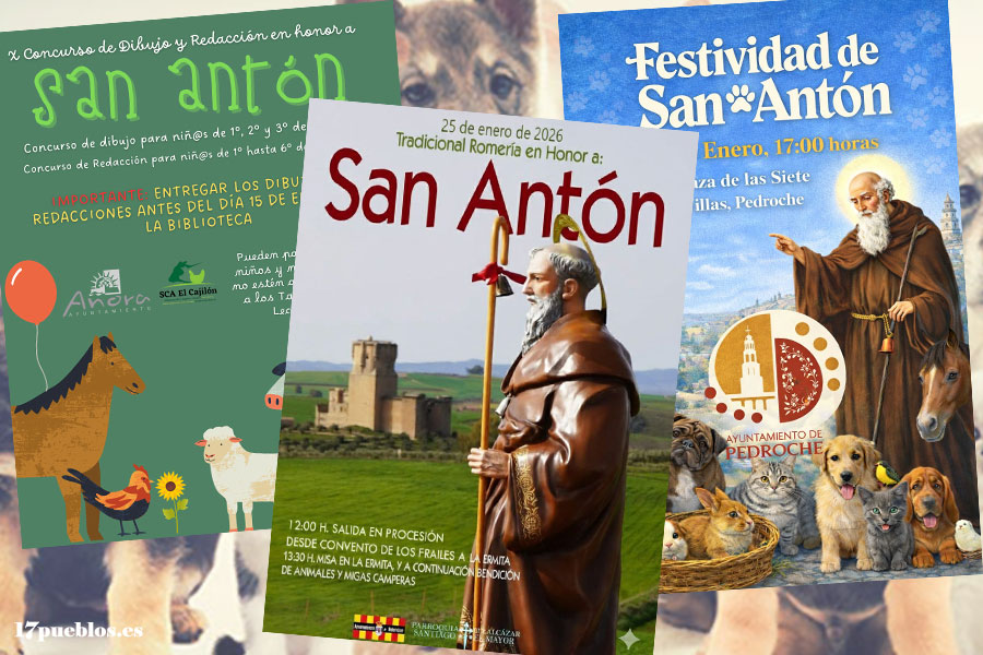 Diferentes formas de celebrar San Antón en Los Pedroches