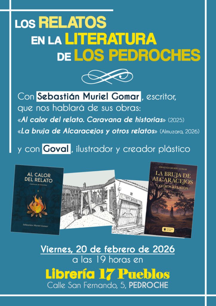 En Pedroche se hablará de 'los relatos en la literatura de Los Pedroches'