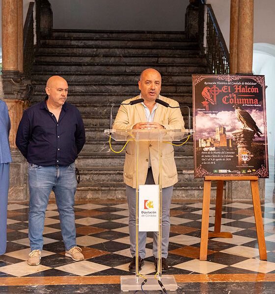 Se presenta la nueva edición de ‘El halcón y la columna’, de Belalcázar, en Diputación