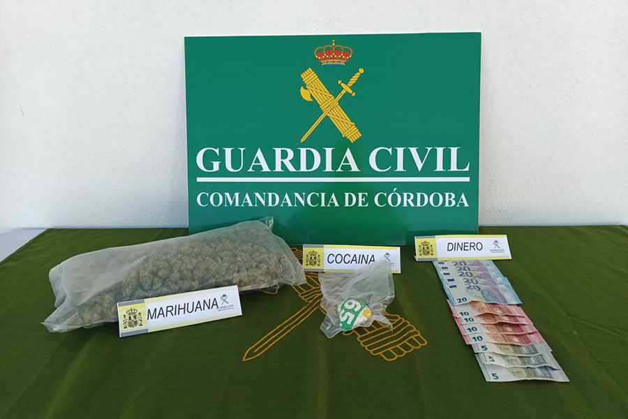 Tres personas detenidas por tráfico de drogas en Villanueva de Córdoba