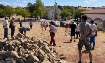 Arranca la 'Escuela Viva de Piedra Seca en Los Pedroches' en Pedroche